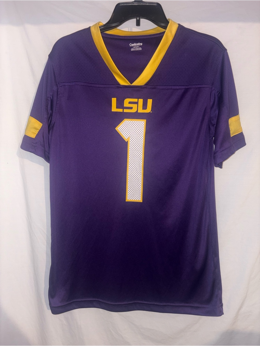 LSU Men’s Purple & Gold #1 Football Jersey